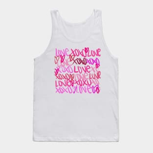 pink xoxo, love Tank Top